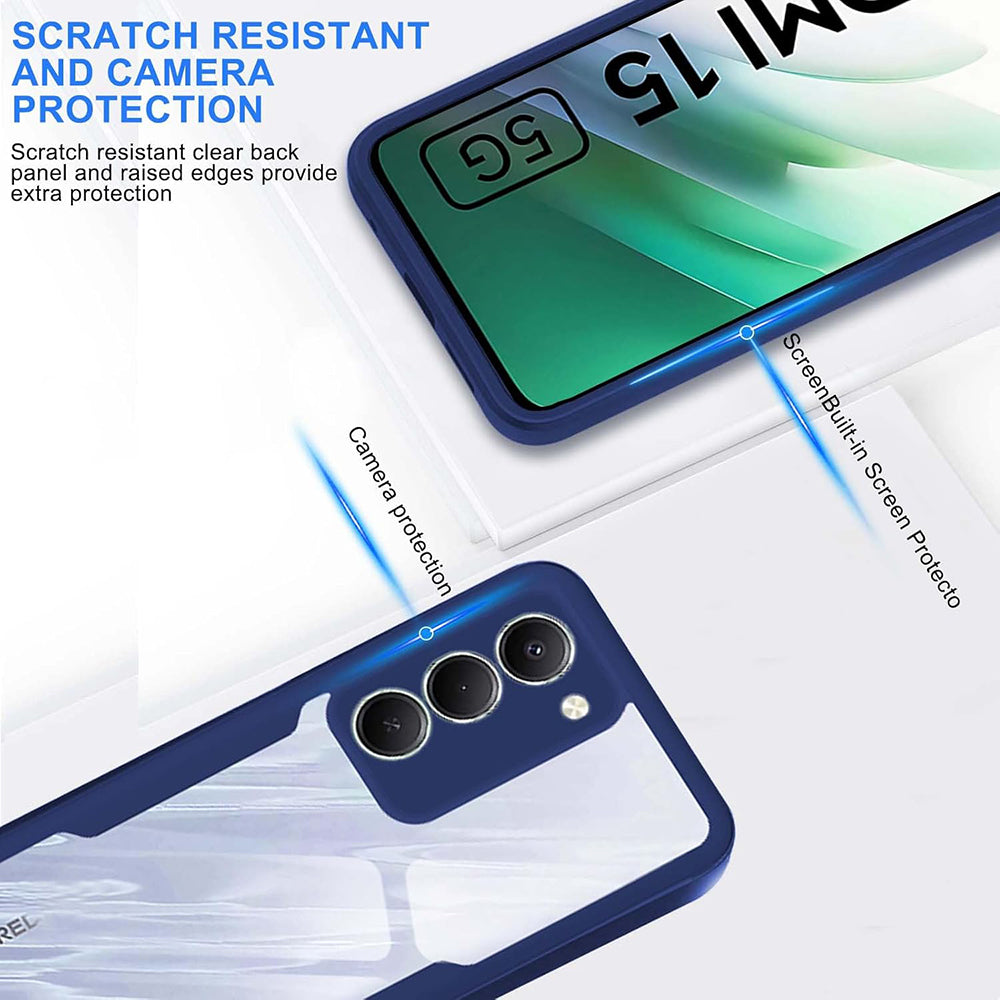 Coque pour Xiaomi Redmi 15 5G / 15 4G, Techsuit, ColorVerse 360, Bleue
