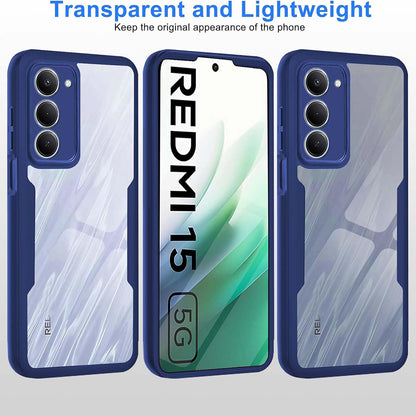 Coque pour Xiaomi Redmi 15 5G / 15 4G, Techsuit, ColorVerse 360, Bleue