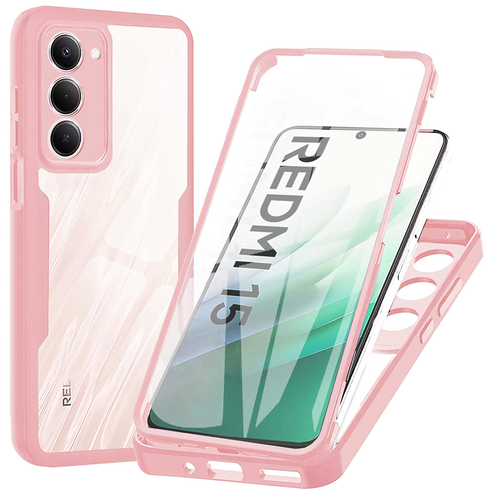 Coque pour Xiaomi Redmi 15 5G / 15 4G, Techsuit, ColorVerse 360, Rose