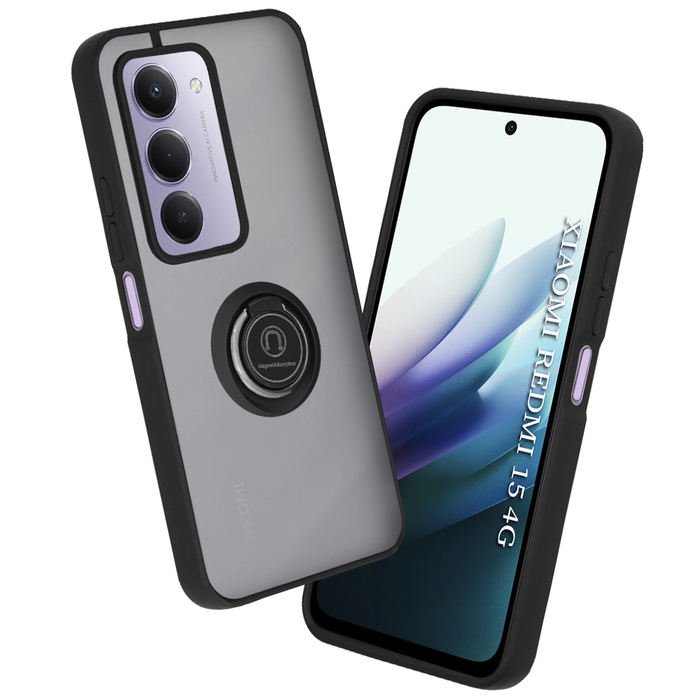 Étui pour Xiaomi Redmi 15 5G / 15 4G, Techsuit, Glinth, Noir