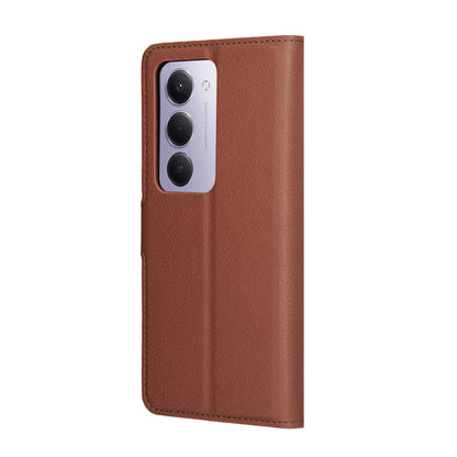 Étui pour Xiaomi Redmi 15 5G / 15 4G, Techsuit, Leather Folio, Marron