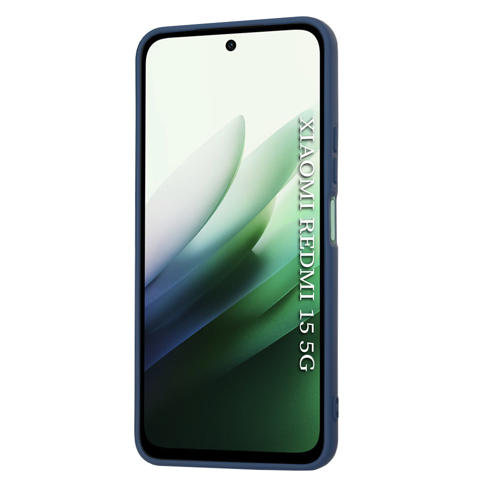 Coque pour Xiaomi Redmi 15 5G / 15 4G, Techsuit, SoftFlex, Bleu marine
