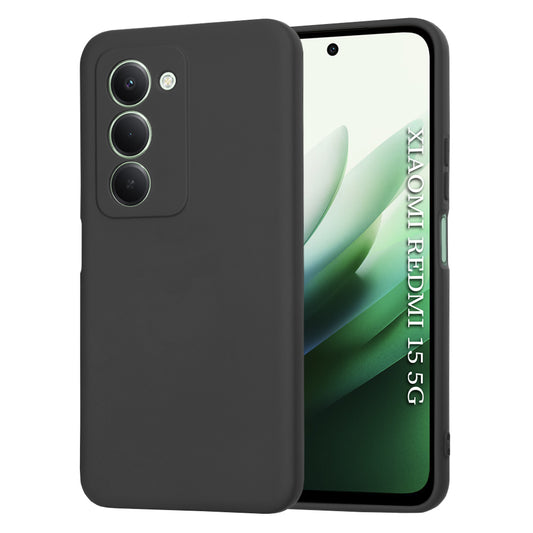 Coque pour Xiaomi Redmi 15 5G / 15 4G, Techsuit, SoftFlex, Noire