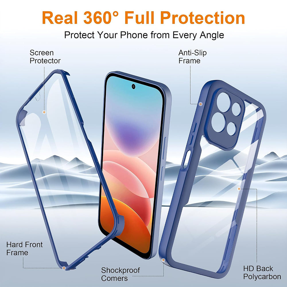 Coque pour Xiaomi Redmi 17 5G / 17 4G, Techsuit, ColorVerse 360, Bleue