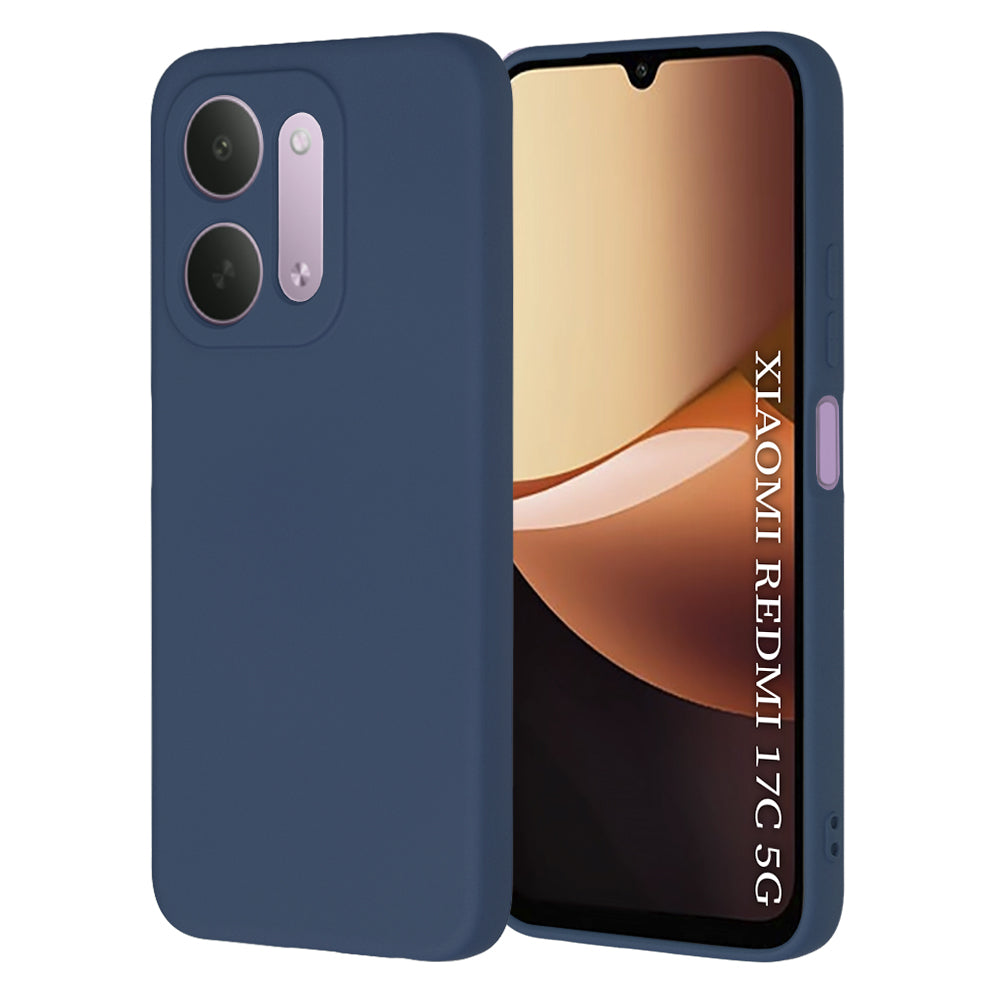 Case for Xiaomi Redmi 17C 5G, Techsuit, SoftFlex, Navy Blue
