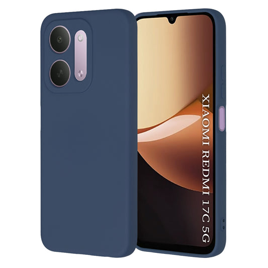 Coque pour Xiaomi Redmi 17C 5G, Techsuit, SoftFlex, bleu marine