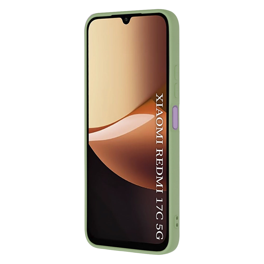 Coque pour Xiaomi Redmi 17C 5G, Techsuit, SoftFlex, vert clair