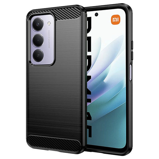 Coque pour Xiaomi Redmi 15 5G / 15 4G, Techsuit, Carbone, Noire