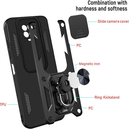 Coque pour Xiaomi Redmi 9C NFC / 9C, Techsuit, CamShield, Noire