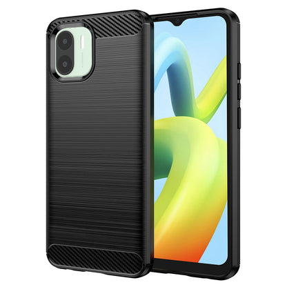 Coque pour Xiaomi Redmi A2 / A1, Techsuit, Carbone, Noire