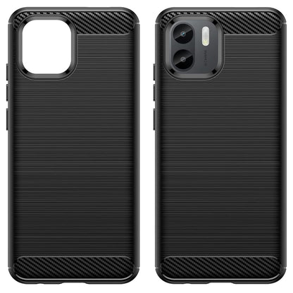 Coque pour Xiaomi Redmi A2 / A1, Techsuit, Carbone, Noire