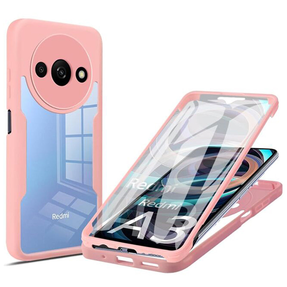 Coque pour Xiaomi Redmi A3x / A3, Techsuit, ColorVerse 360, Rose