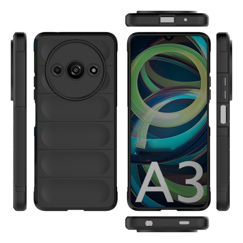 Coque pour Xiaomi Redmi A3x / A3, Techsuit, Magic Shield, Noire