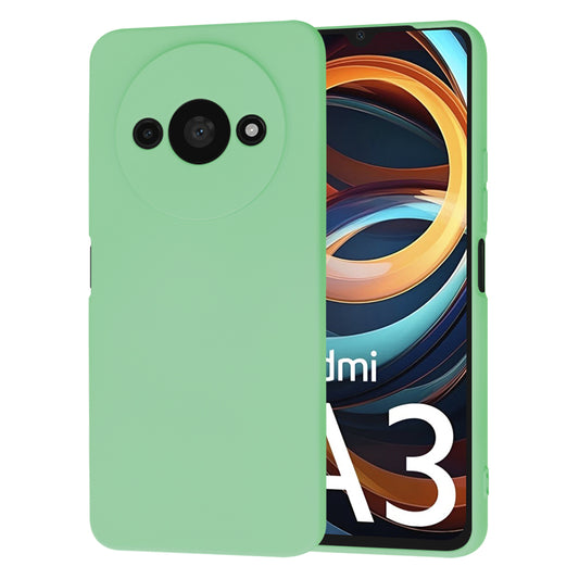 Coque pour Xiaomi Redmi A3x / A3, Techsuit, SoftFlex, Vert Clair