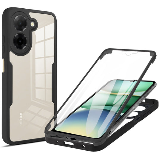Coque pour Xiaomi Redmi A5 4G (Régional), Techsuit, ColorVerse 360, Noire