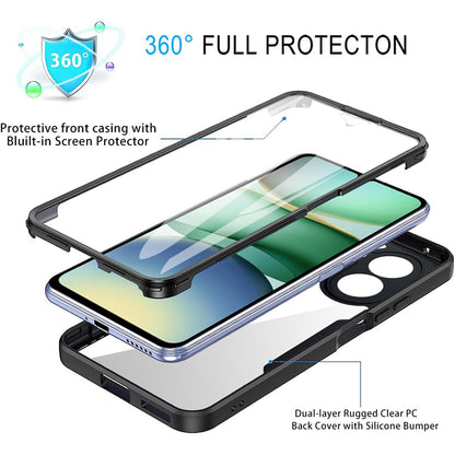 Coque pour Xiaomi Redmi A5 4G (Régional), Techsuit, ColorVerse 360, Noire