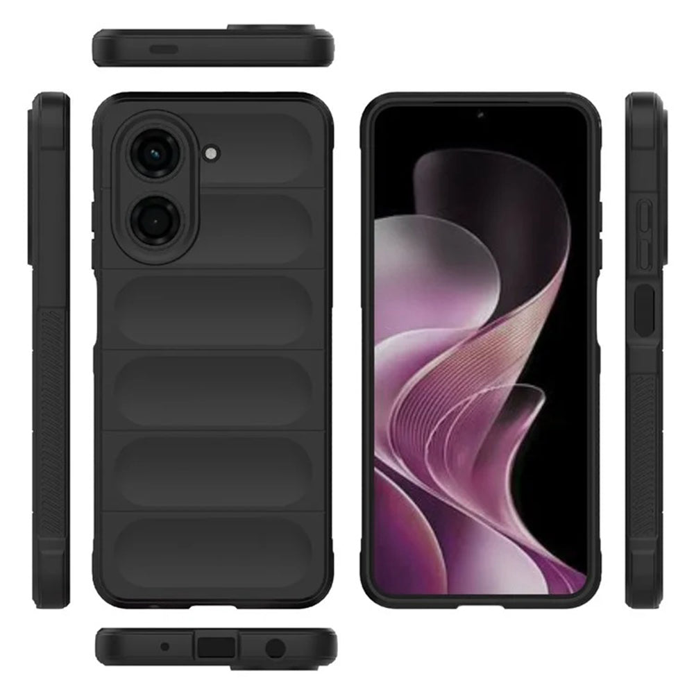 Coque pour Xiaomi Redmi A5 4G (Régional), Techsuit, Magic Shield, Noire