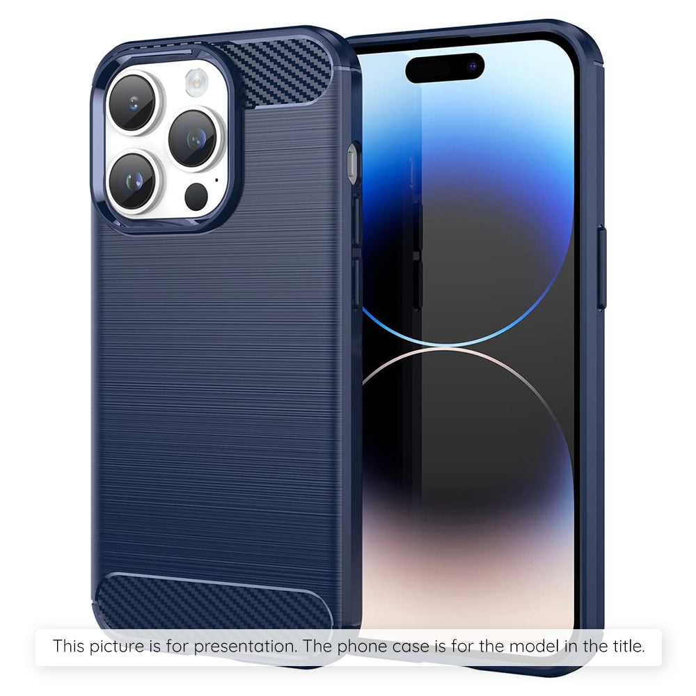Coque pour Xiaomi Redmi A5 4G (Standard), Techsuit, Carbone, Bleue