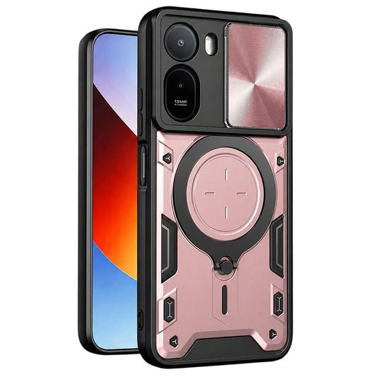 Coque pour Xiaomi Redmi A7 Pro 4G, Techsuit, CamGuard Pro, Rose Doré