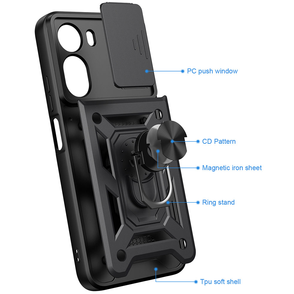 Case for Xiaomi Redmi A7 Pro 4G, Techsuit, CamShield, Gold