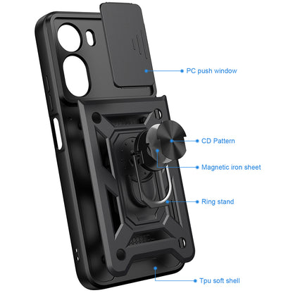 Coque pour Xiaomi Redmi A7 Pro 4G, Techsuit, CamShield, Noire