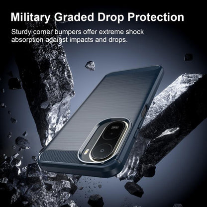 Coque pour Xiaomi Redmi A7 Pro 4G, Techsuit, Carbone, Bleue