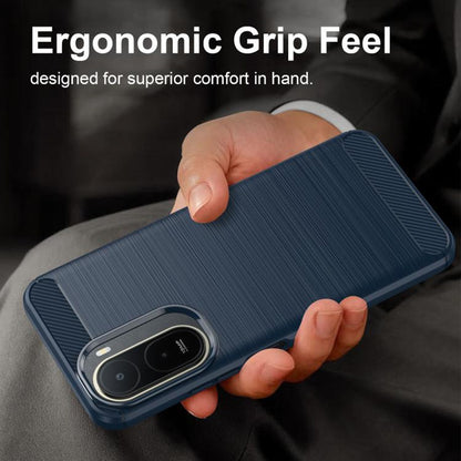 Coque pour Xiaomi Redmi A7 Pro 4G, Techsuit, Carbone, Bleue
