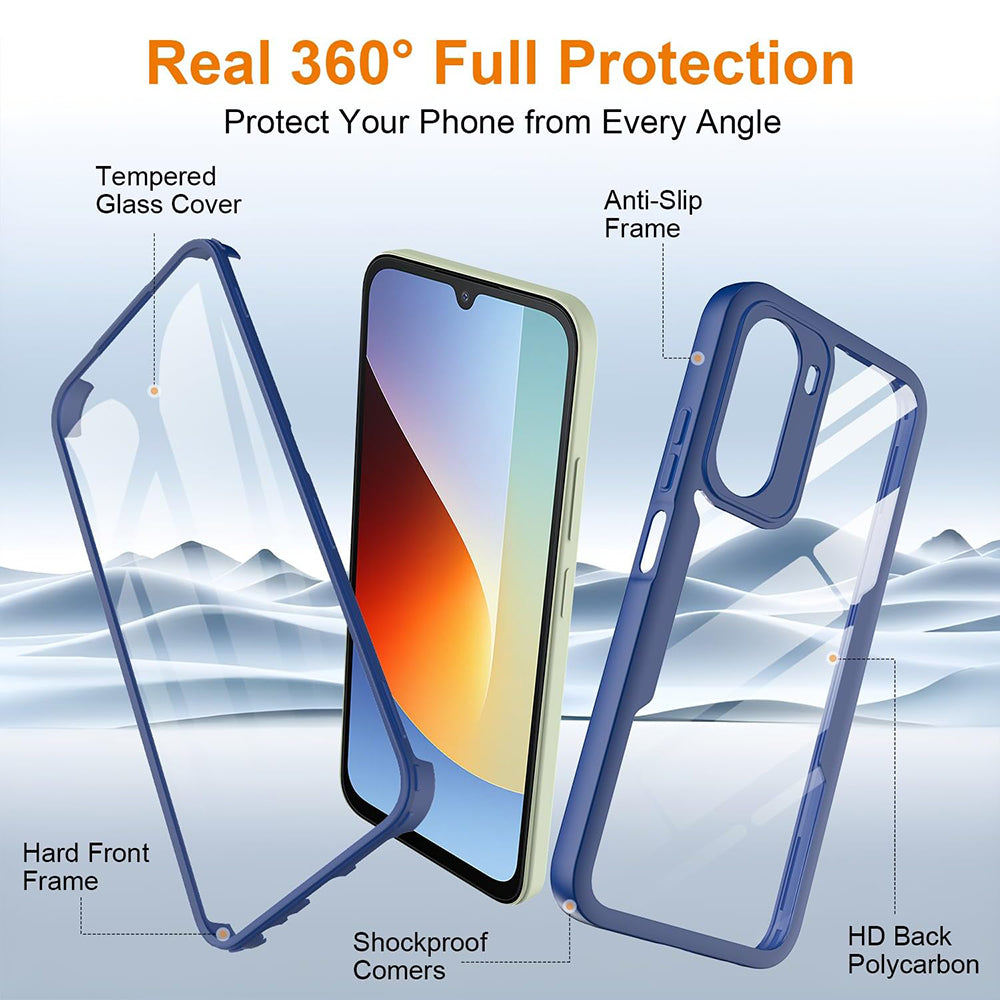 Coque pour Xiaomi Redmi A7 Pro 4G, Techsuit, ColorVerse 360, Bleue