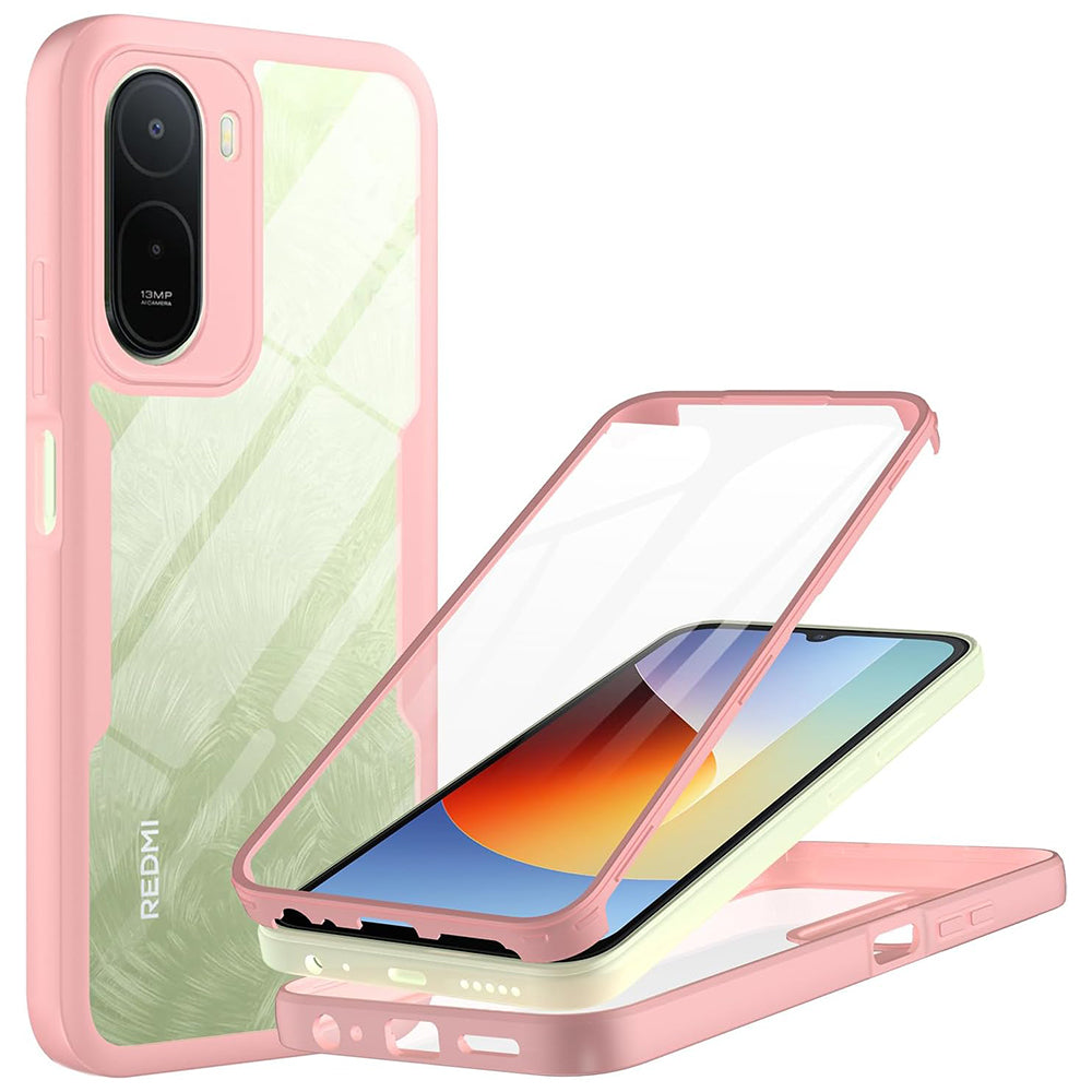Coque pour Xiaomi Redmi A7 Pro 4G, Techsuit, ColorVerse 360, Rose