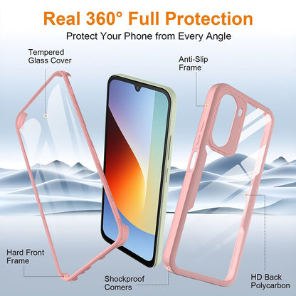 Coque pour Xiaomi Redmi A7 Pro 4G, Techsuit, ColorVerse 360, Rose