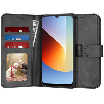 Coque pour Xiaomi Redmi A7 Pro 4G, Techsuit, Diary Book, Noire