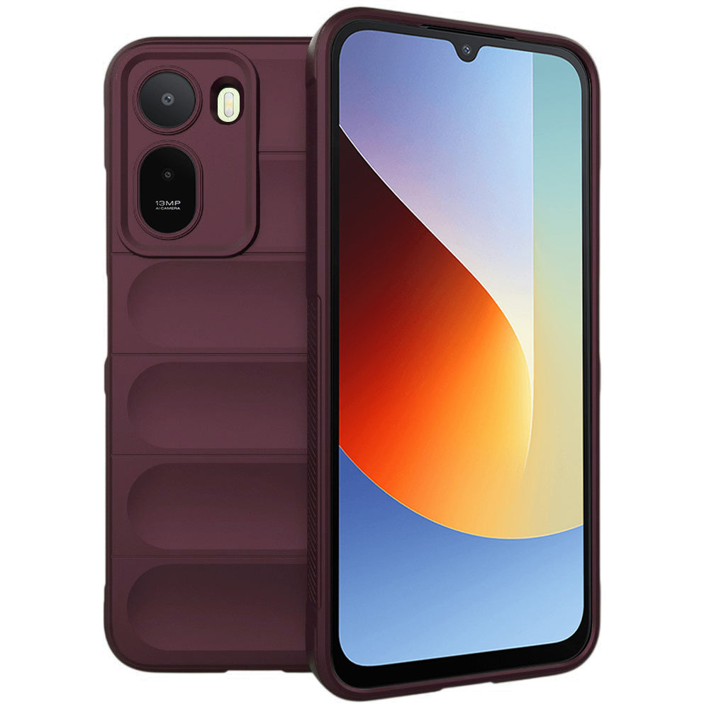Coque pour Xiaomi Redmi A7 Pro 4G, Techsuit, Magic Shield, Bordeaux