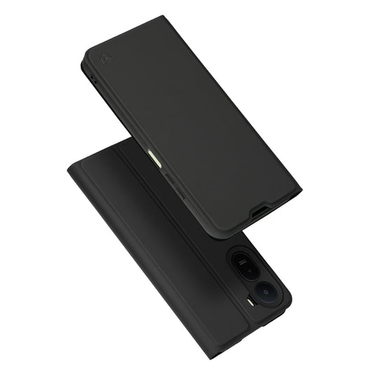 Coque pour Xiaomi Redmi A7 Pro 4G, Techsuit, Magskin Book, Noire