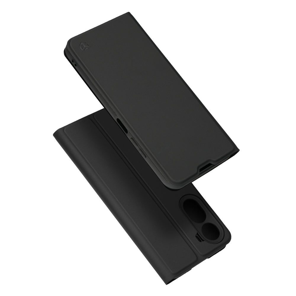 Coque pour Xiaomi Redmi A7 Pro 4G, Techsuit, Magskin Book, Noire