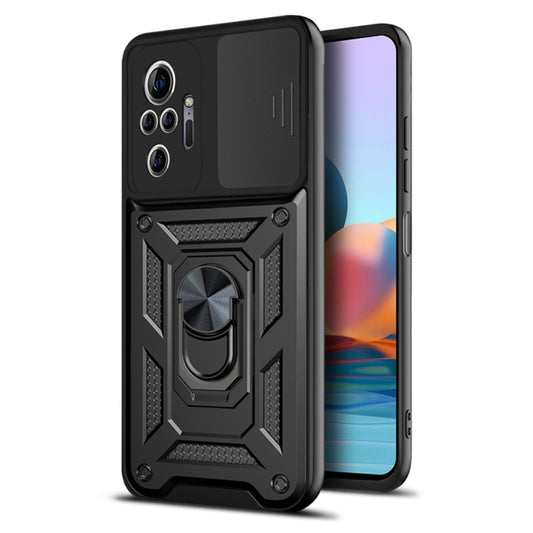 Coque pour Xiaomi Redmi Note 10 Pro Max / Note 10 Pro, Techsuit, CamShield, Noire