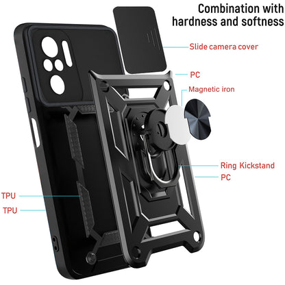 Coque pour Xiaomi Redmi Note 10 Pro Max / Note 10 Pro, Techsuit, CamShield, Noire