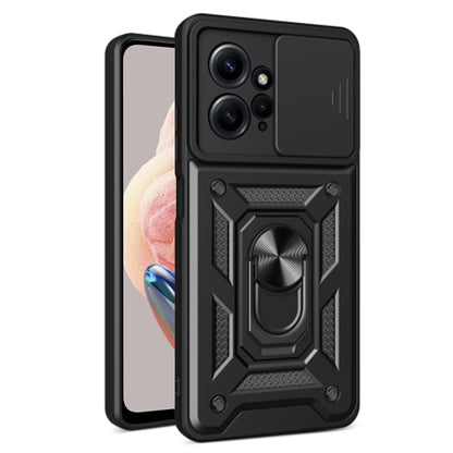 Coque pour Xiaomi Redmi Note 12 4G, Techsuit, CamShield, Noire