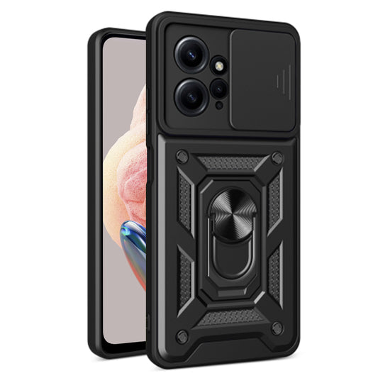 Coque pour Xiaomi Redmi Note 12 4G, Techsuit, CamShield, Noire