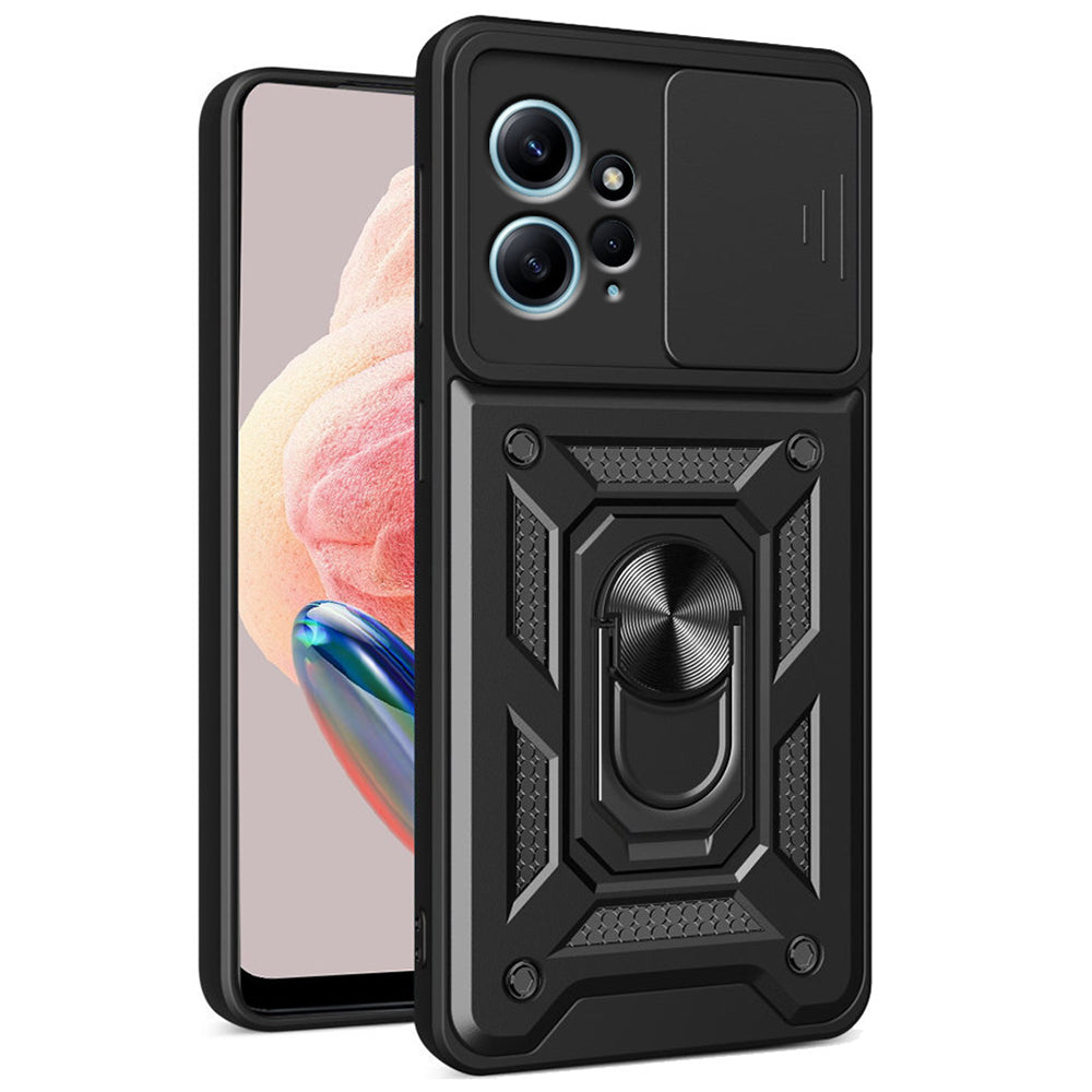 Coque pour Xiaomi Redmi Note 12 4G, Techsuit, CamShield, Noire