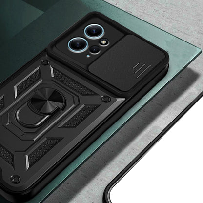 Coque pour Xiaomi Redmi Note 12 4G, Techsuit, CamShield, Noire