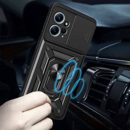 Coque pour Xiaomi Redmi Note 12 4G, Techsuit, CamShield, Noire