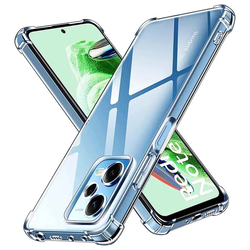 Case for Xiaomi Redmi Note 12 Pro 5G, Techsuit, Shockproof Clear, Transparent
