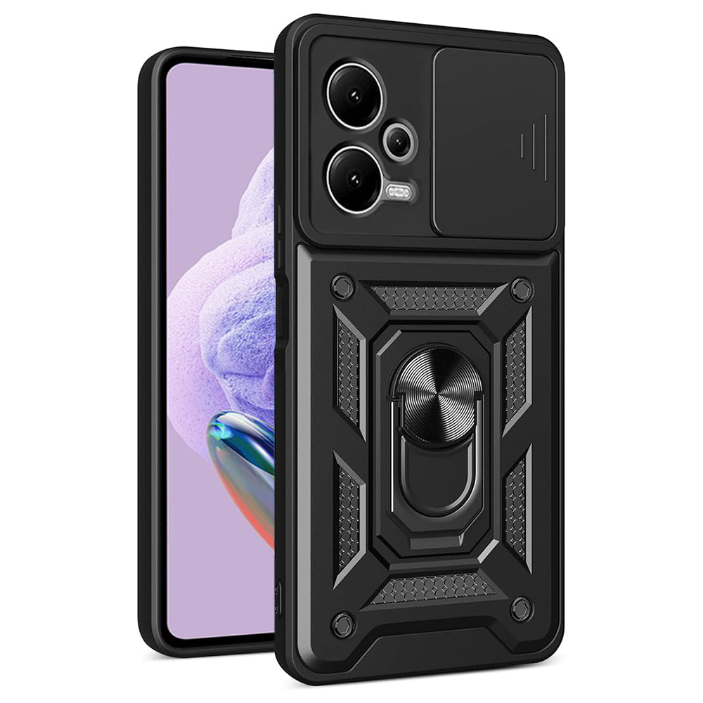 Coque pour Xiaomi Redmi Note 12 Pro+, Techsuit, CamShield, Noire