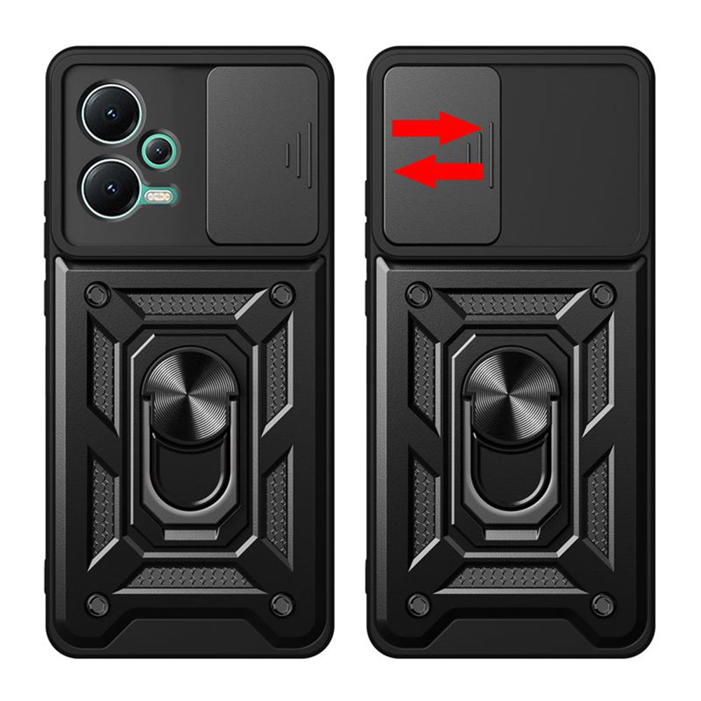 Coque pour Xiaomi Redmi Note 12 Pro+, Techsuit, CamShield, Noire