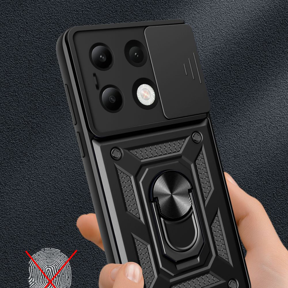 Coque pour Xiaomi Redmi Note 13 4G, Techsuit, CamShield, Bleue