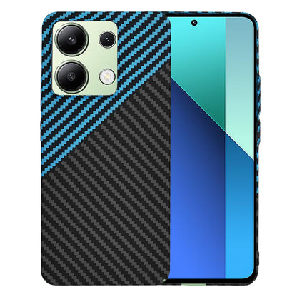 Case for Xiaomi Redmi Note 13 4G, Techsuit, Carbonite FiberShell, Black Blue
