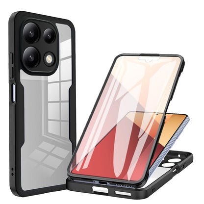 Coque pour Xiaomi Redmi Note 13 4G, Techsuit, ColorVerse 360, Noire