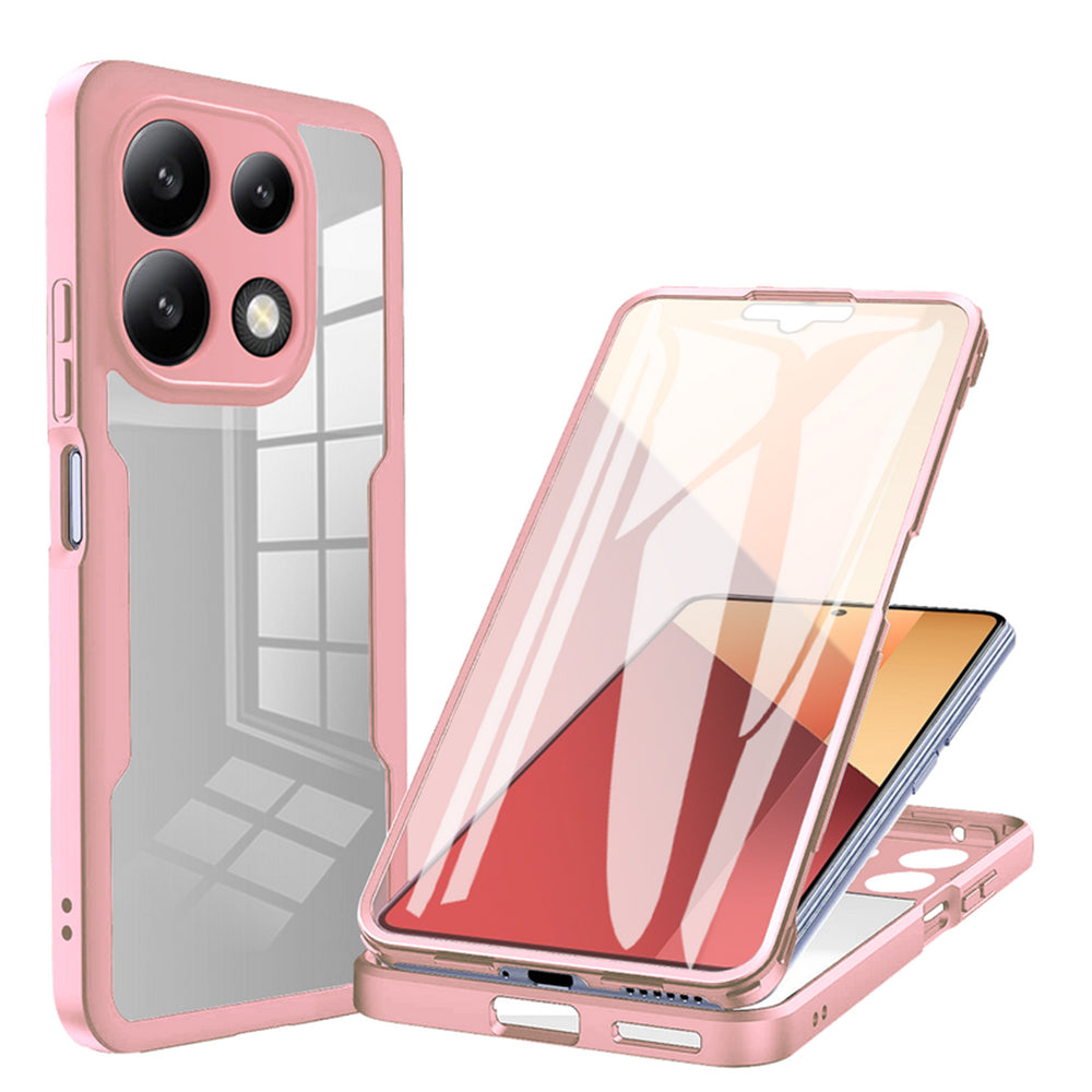 Coque pour Xiaomi Redmi Note 13 4G, Techsuit, ColorVerse 360, Rose