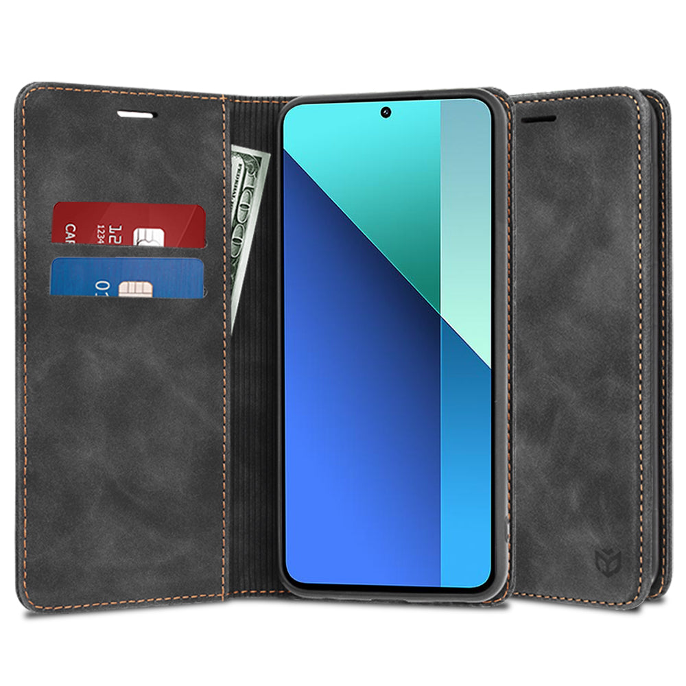 Coque pour Xiaomi Redmi Note 13 4G, Techsuit, Confy, Noire