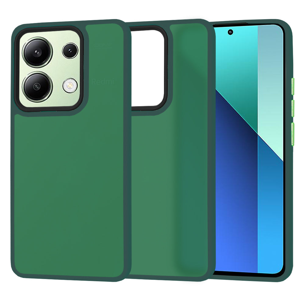 Coque pour Xiaomi Redmi Note 13 4G, Techsuit, HaloFrost, Vert